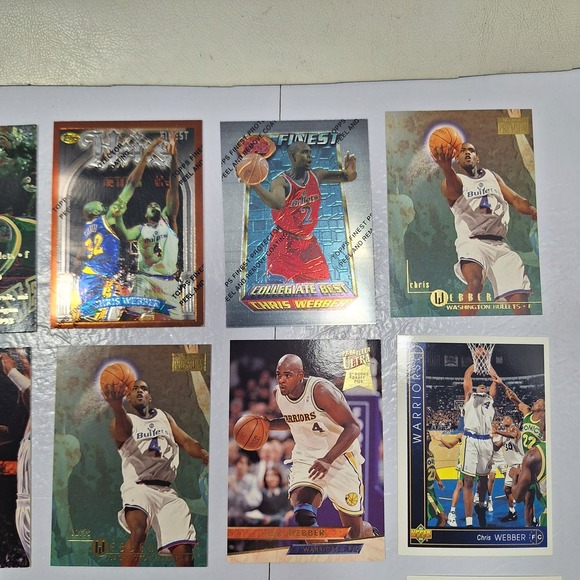 Lot of 29 CHRIS WEBBER Basketball Cards HOF  90s - Picture 2 of 7